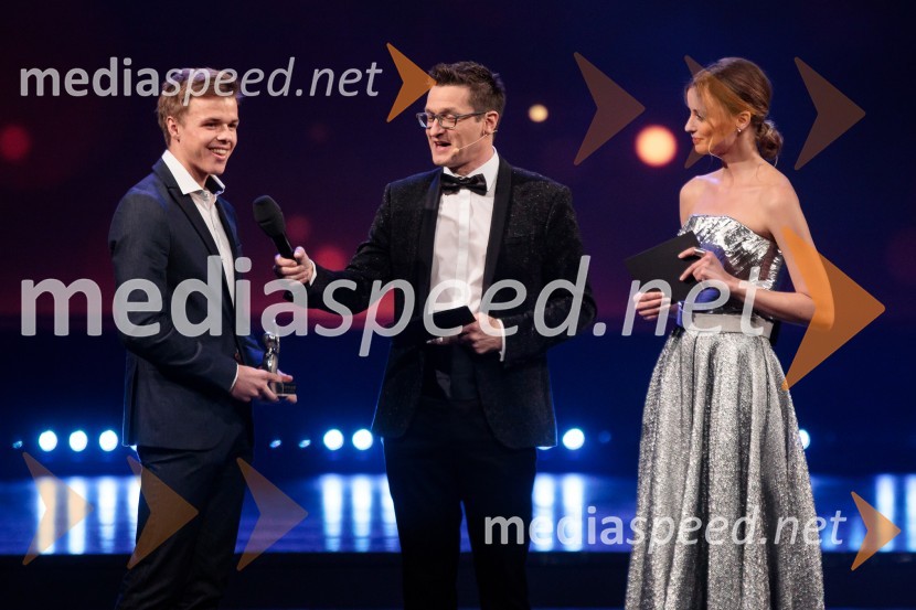  Alex Cisar, biatlonec;  Saša  Jerković, novinar;  Ajda Smrekar, igralkaŠportnik leta 2019