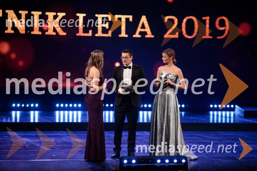  Kaja Juvan, tenisačica;  Saša  Jerković, novinar;  Ajda Smrekar, igralkaŠportnik leta 2019