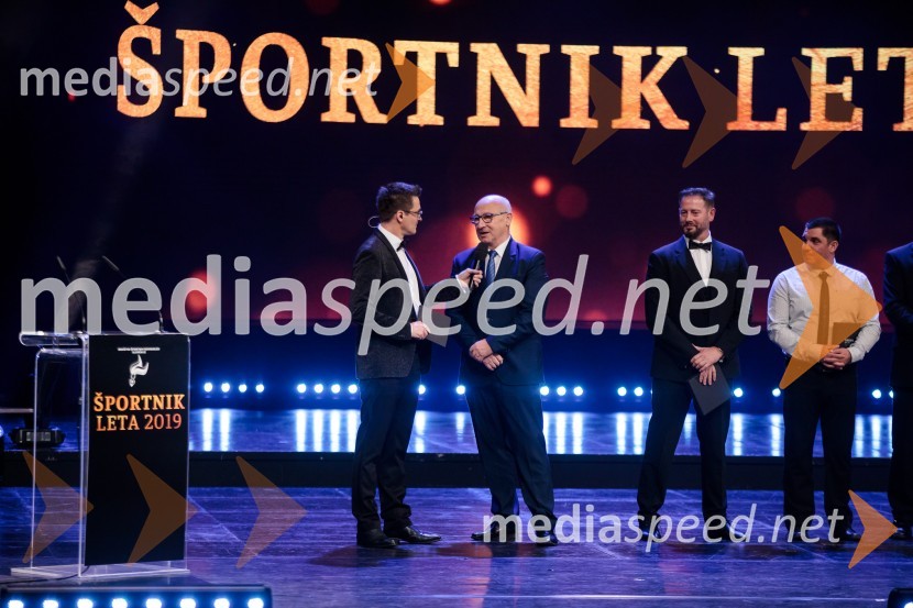  Saša  Jerković, novinar;  Viki Krevsel, nekdanji odbojkarski trener;  Alberto Giuliani, selektor Slovenske odbojkarske reprezentance;  ... Športnik leta 2019