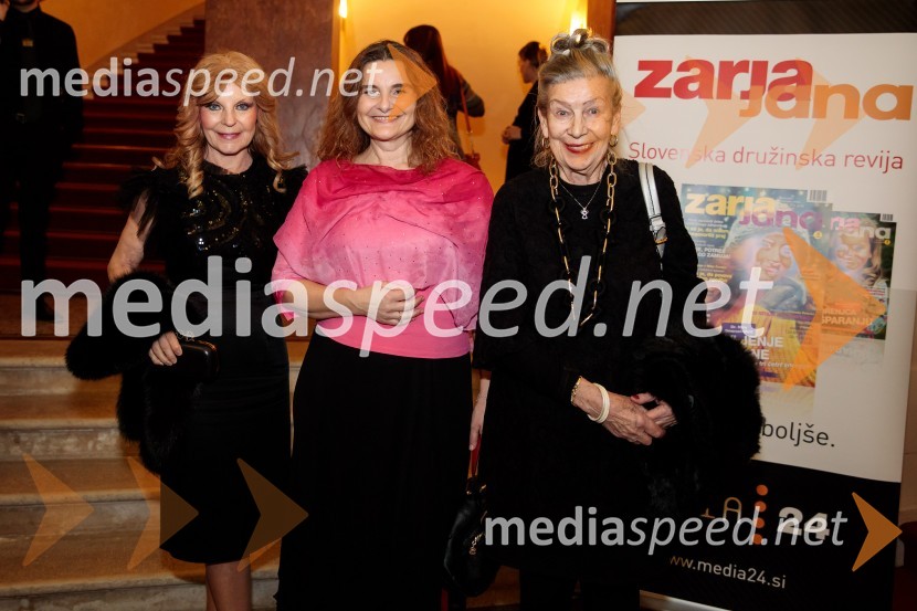  Darja Kuhar Kotnik, soustanoviteljica in podpredsednica Društva za zdravje naroda;  Eva Škofič Maurer, ambasadorka društva Rdeči noski;  Marjanca Pauer GultSlovenka leta 2019 je Ninna Kozorog