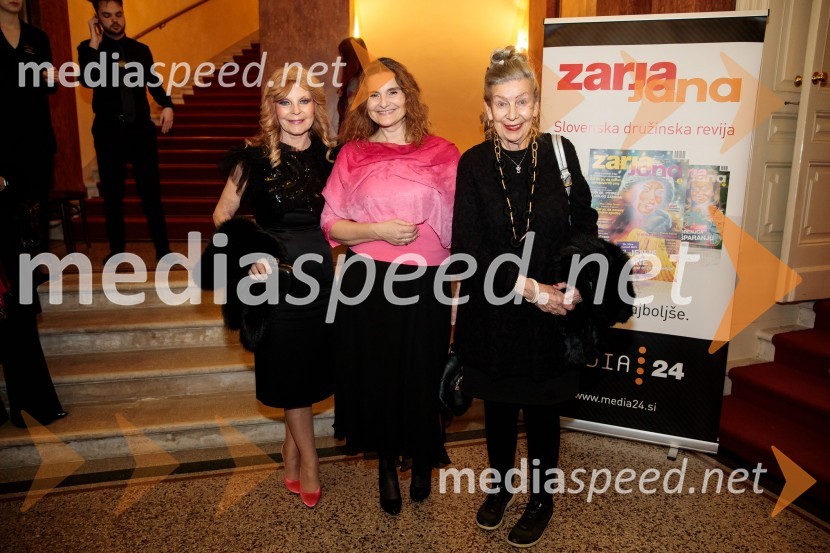  Darja Kuhar Kotnik, soustanoviteljica in podpredsednica Društva za zdravje naroda;  Eva Škofič Maurer, ambasadorka društva Rdeči noski;  Marjanca Pauer GultSlovenka leta 2019 je Ninna Kozorog