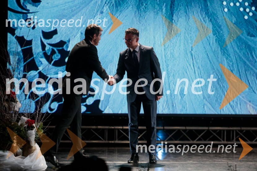  Mario Galunič, TV voditelj;  Marjan  Šarec, predsednik Vlade Republike SlovenijeSlovenka leta 2019 je Ninna Kozorog