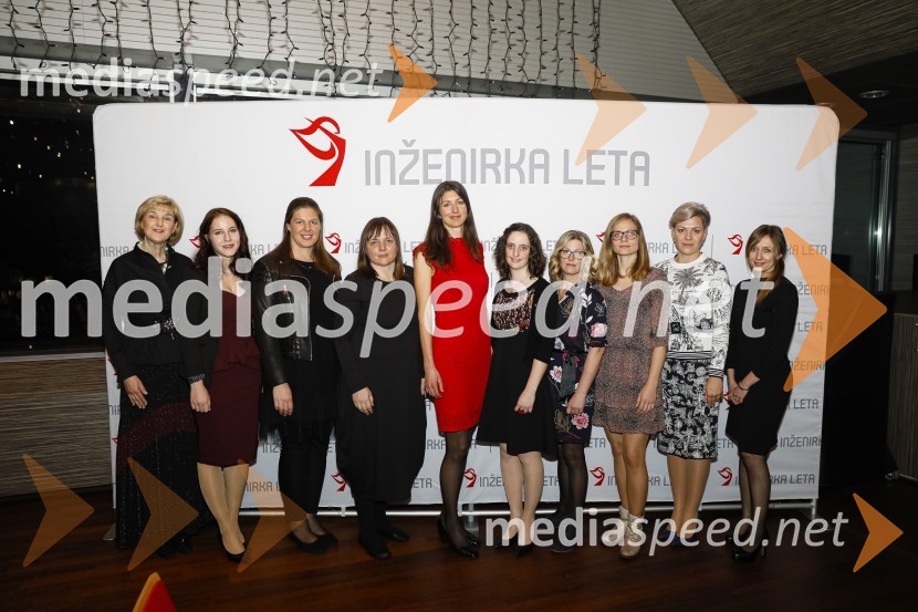  Ana  Robnik;  Katja  Popovič ;  Nina Lah;  Barbara  Bukvič ;  Eneja Osterman;  Nika  Mlinarič;  Mia  Lesjak;  Kaja Zupančič; dr. Aida  Kamišalić Latifić,  Fakulteta za elektrotehniko, računalništvo in informatiko, Univerza v Mariboru;  Vildana  Sulić KenkInženirka leta 2019 je Aida Kamišalić Latifić