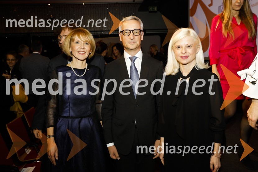 mag. Edita Kuhelj Krajnović, direktorica, Mediada; dr. Jernej Pikalo, minister za izobraževanje, znanost in šport  RS; mag. Ksenija Klampfer, ministrica za delo, družino, socialne zadeve in enake možnosti RSInženirka leta 2019 je Aida Kamišalić Latifić