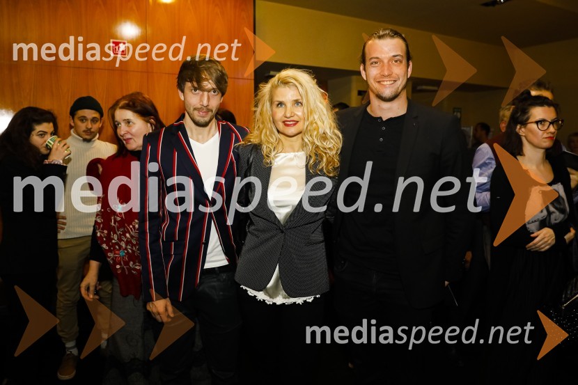  Aljoša  Bagola, izvršni kreativni direktor Pristop Creative;  ... ;  Filip Samobor, igralecZa narodov blagor, premiera satirične komedije