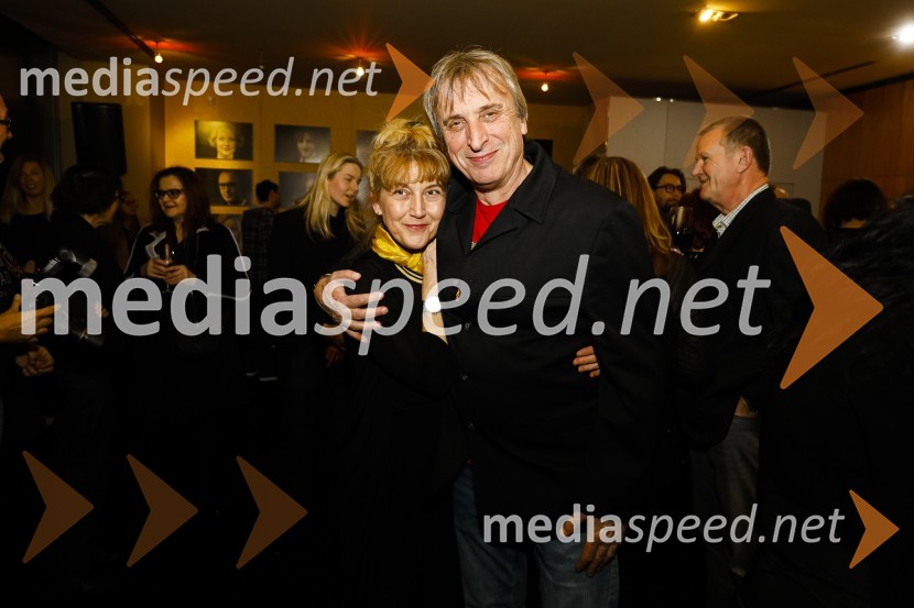  Barbara Hieng Samobor, direktorica in umetniška vodja MGL;  Matjaž Zupančič, režiserZa narodov blagor, premiera satirične komedije