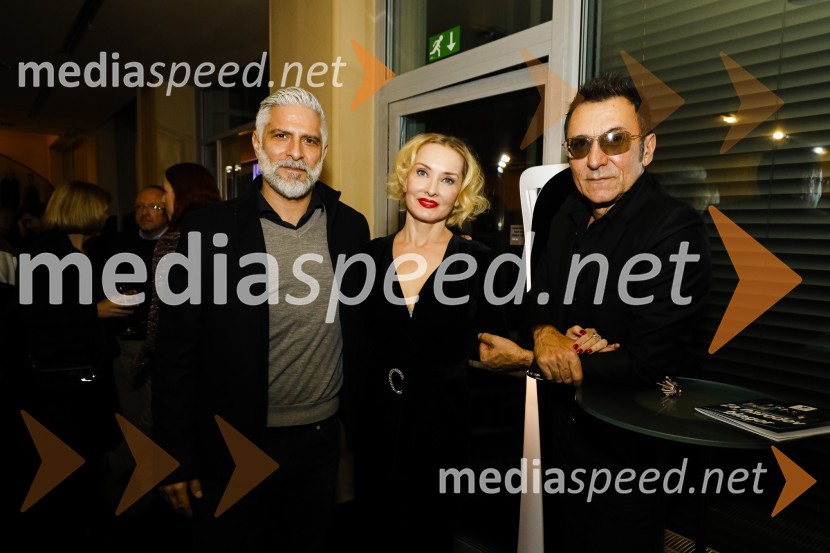  Sebastian Cavazza, dramski in filmski igralec;  Tanja Ribič, igralka;  Branko  Đurić - Đuro, igralecZa narodov blagor, premiera satirične komedije