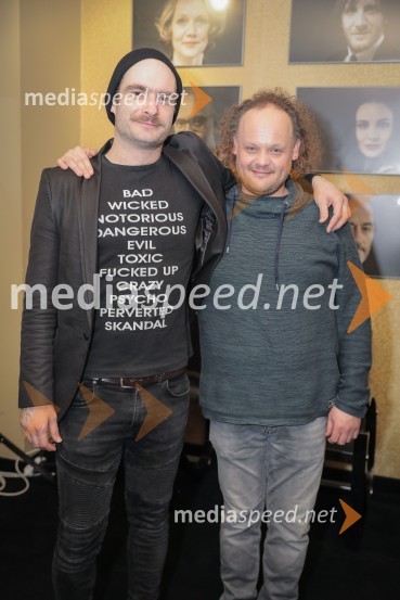  Gregor Gruden, igralec;  Gašper Jarni, igralecKaraoke, premiera glasbene drame