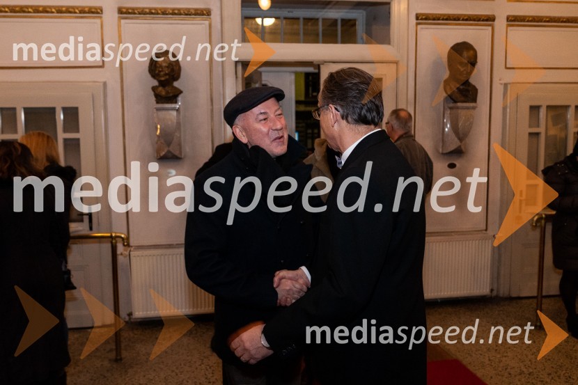  Ivica Buljan, režiser;   Igor  Samobor, igralec, ravnatelj SNG Drama LjubljanaMaria, premiera drame