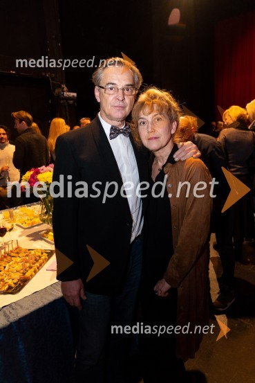   Igor  Samobor, igralec, ravnatelj SNG Drama Ljubljana;  Barbara Hieng Samobor, direktorica in umetniška vodja MGLMaria, premiera drame