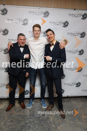  Damir Battisti, direktor Adecco H. R. d.o.o.;  Rok  Možič, slovenski odbojkarski reprezentant ;  Jan Ternjak, direktor Športne agencije ProeliumGala Proelium 2019, razglasitev najboljših športnikov in druženje