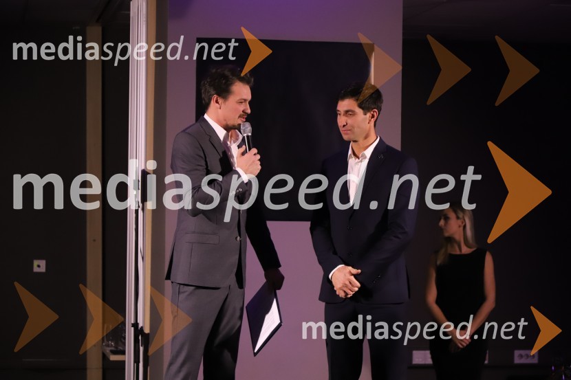  Mitja Šeško, moderator prireditev ;  Sašo Kragelj, cross country (AMD Feroda)Gala Proelium 2019, razglasitev najboljših športnikov in druženje