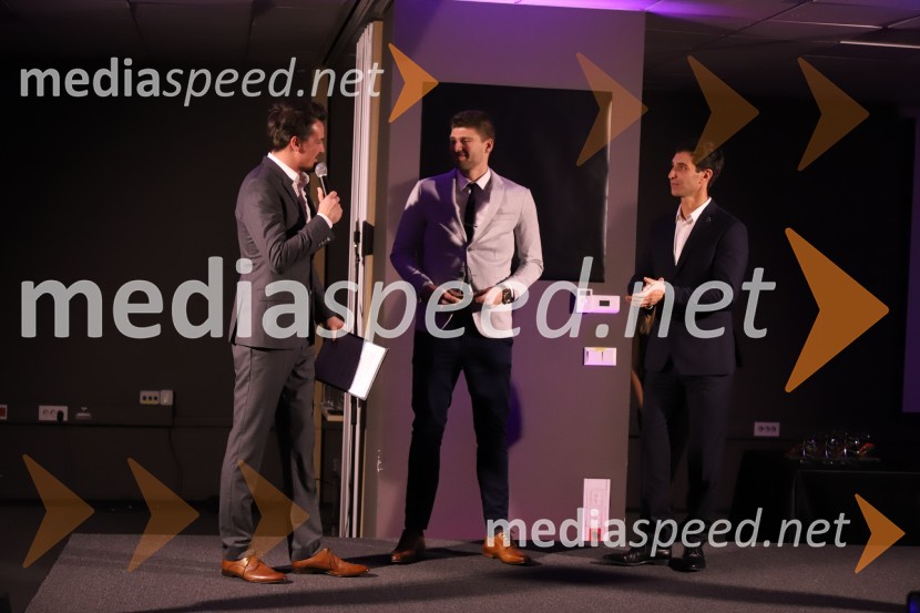  Mitja Šeško, moderator prireditev ;  Rok  Zaponšek, Slovenski rokometni vratar ;  Sašo Kragelj, cross country (AMD Feroda)Gala Proelium 2019, razglasitev najboljših športnikov in druženje