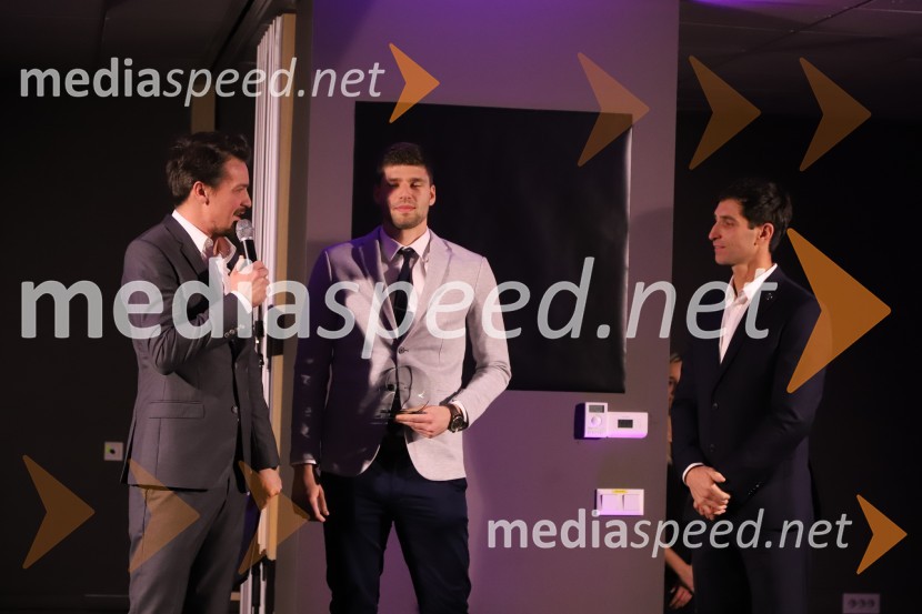 Mitja Šeško, moderator prireditev ;  Rok  Zaponšek, Slovenski rokometni vratar ;  Sašo Kragelj, cross country (AMD Feroda)Gala Proelium 2019, razglasitev najboljših športnikov in druženje