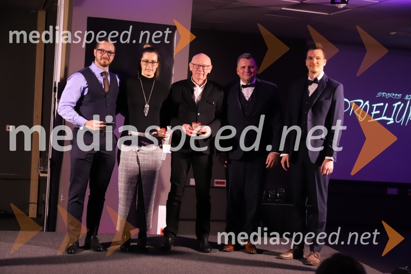  Aleš  Potrč, direktor in lastnik Fit Tovarna;  ... ;  ... ;  Damir Battisti, direktor Adecco H. R. d.o.o.;  Jan Ternjak, direktor Športne agencije ProeliumGala Proelium 2019, razglasitev najboljših športnikov in druženje