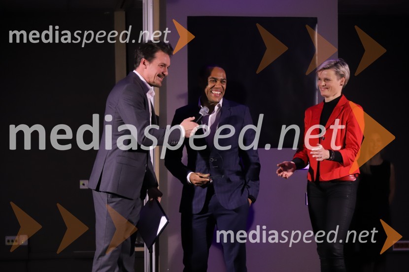  Mitja Šeško, moderator prireditev ;  Marcos  Tavares, nogometaš, NK Maribor;  Urška  Žolnir Jugovar, judoistkaGala Proelium 2019, razglasitev najboljših športnikov in druženje