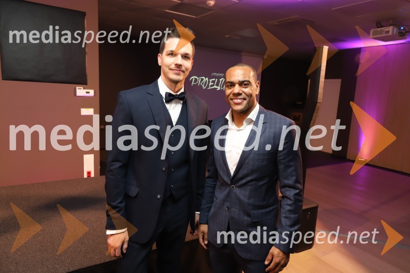  Jan Ternjak, direktor Športne agencije Proelium;  Marcos  Tavares, nogometaš, NK MariborGala Proelium 2019, razglasitev najboljših športnikov in druženje