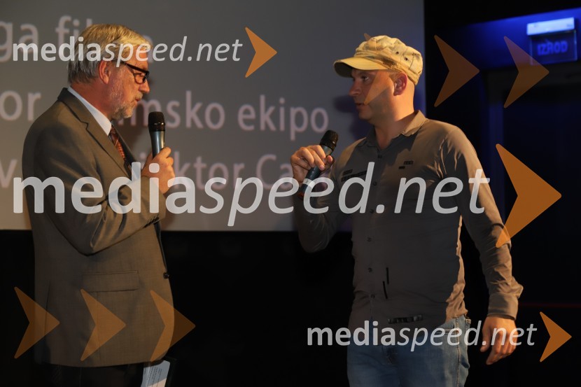  Dušan  Tomažič, voditelj;  Robert Kranvogel, filmski ustvarjalecOd Eldorada do pekla, premiera dokumentarnega filma