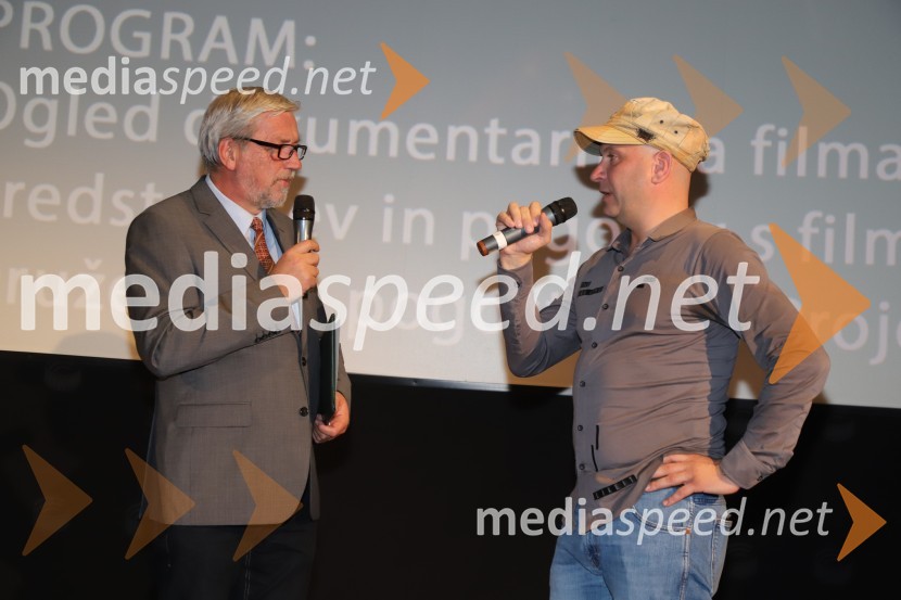  Dušan  Tomažič, voditelj;  Robert Kranvogel, filmski ustvarjalecOd Eldorada do pekla, premiera dokumentarnega filma