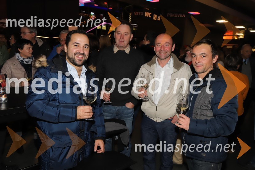  Tim Ribič, operni pevec, lastnik restavracije Miyabi, 1. tenor, Slovenski oktet;  Silvo Grilc;  Janko Rebernik;  Rok RibičOd Eldorada do pekla, premiera dokumentarnega filma