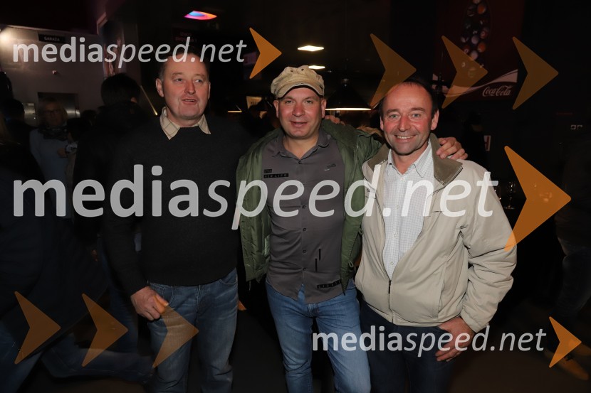  Silvo Grilc;  Robert Kranvogel, filmski ustvarjalec;  Janko RebernikOd Eldorada do pekla, premiera dokumentarnega filma