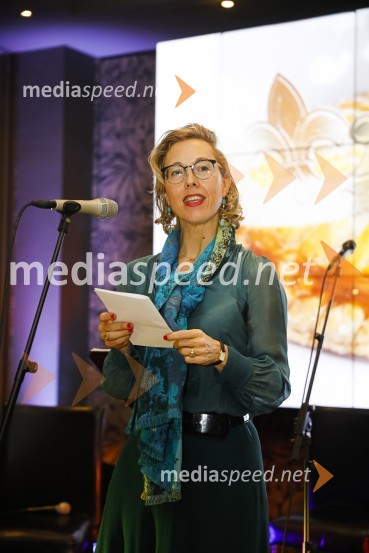  Florence  Ferrari, francoska veleposlanica v SlovenijiGalette des rois novoletno srečanje Francosko slovenskega poslovnega kluba in Francoskega veleposlaništva v Sloveniji