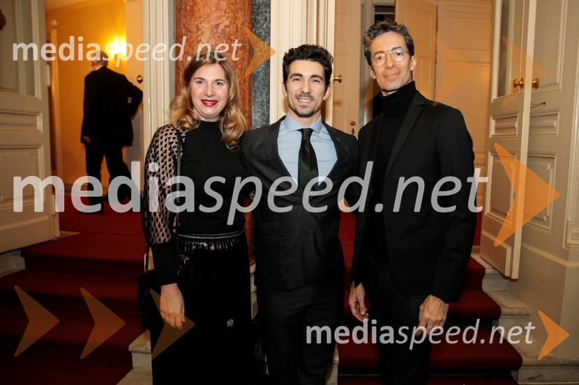  Barbara Čepirlo Čičigoj, odnosi z javnostjo Opera in Balet Ljubljana;  Petar Đorčevski, umetniški vodja baleta;  José  Carlos Martinez , koreografDevica Orleanska, premiera opere