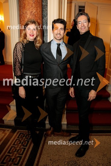  Barbara Čepirlo Čičigoj, odnosi z javnostjo Opera in Balet Ljubljana;  Petar Đorčevski, umetniški vodja baleta;  José  Carlos Martinez , koreografDevica Orleanska, premiera opere