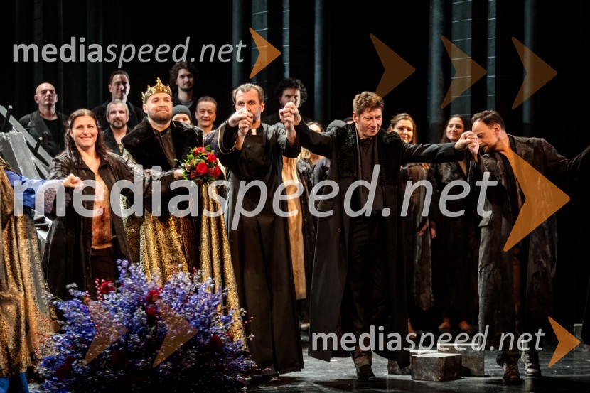  Nuška Drašček, pevka;  David Jagodic, tenorist;  ... ;  ... ;  ... Devica Orleanska, premiera opere