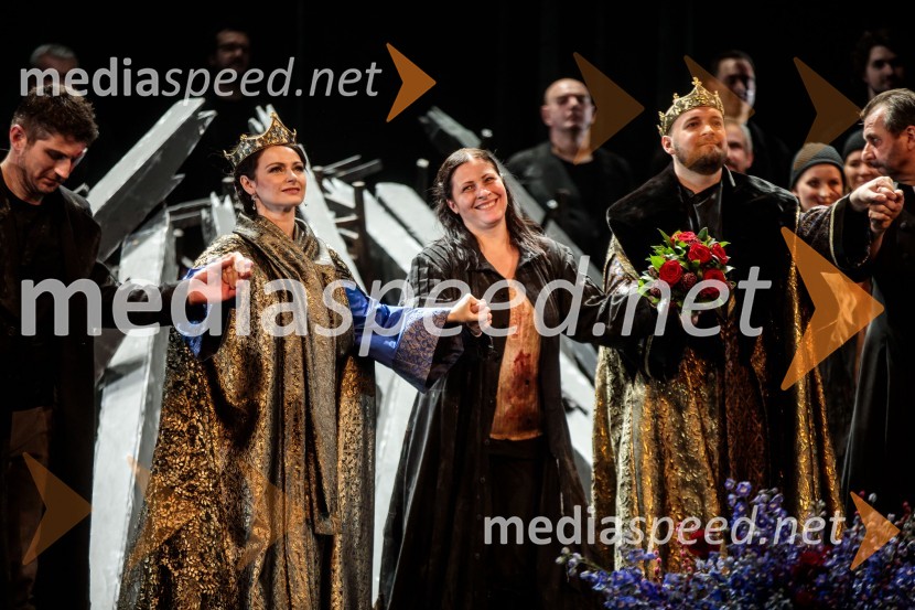  Urška  Arlič Gololičič, operna pevka;  Nuška Drašček, pevka;  David Jagodic, tenoristDevica Orleanska, premiera opere