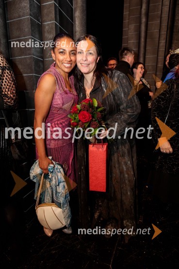  Irena Yebuah Tiran, operna pevka;  Nuška Drašček, pevkaDevica Orleanska, premiera opere