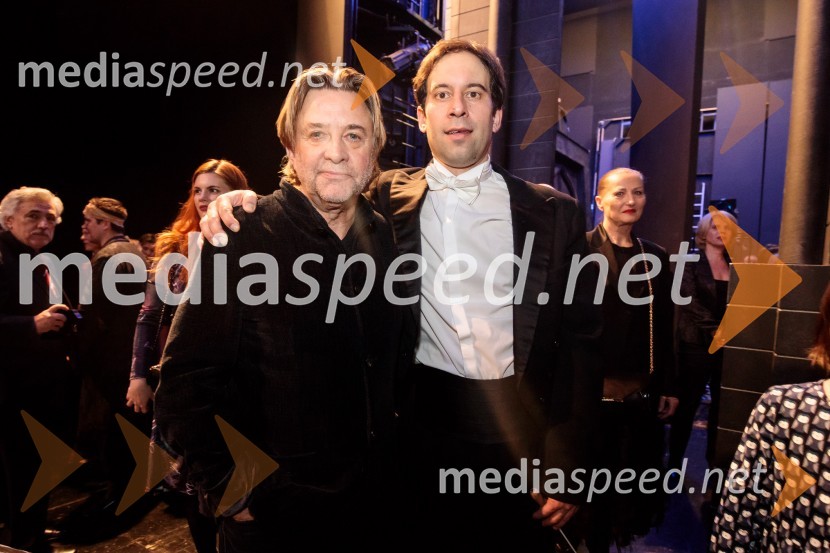  Frank  van Laecke, koreograf, režiser;  Simon Krečič, umetniški direktor Opere SNG MariborDevica Orleanska, premiera opere