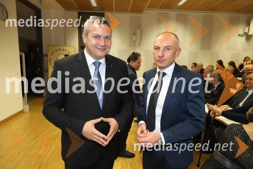 mag. Dejan Židan, predsednik Državnega zbora Republike Slovenije;  Aleš Šabeder, minister za zdravje RSSvečana akademija ob 15-letnici Medicinske fakultete Univerze v Mariboru