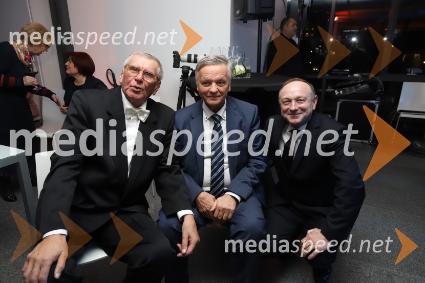 dr. Marjan Skalicky, zdravnik; prof. dr. Ivan Krajnc, dekan, Medicinska fakulteta Univerze v Mariboru;  ... Svečana akademija ob 15-letnici Medicinske fakultete Univerze v Mariboru