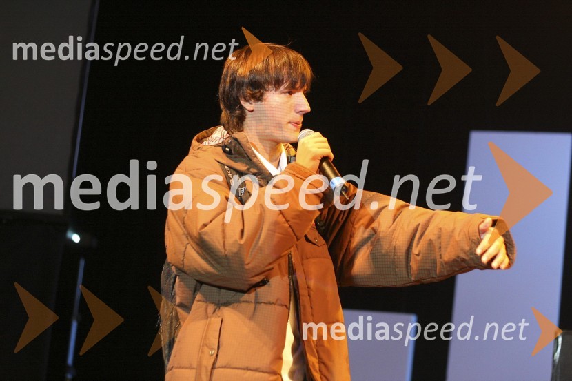 Marko, tekmovalec v Državnem prvenstvu v Freestyle rapanjuFestival Utrip