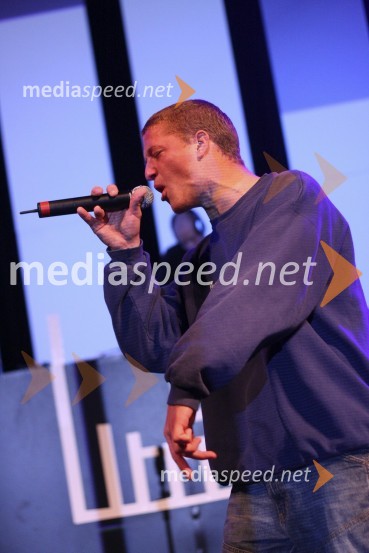 Bobi, tekmovalec v Državnem prvenstvu v Freestyle rapanjuFestival Utrip