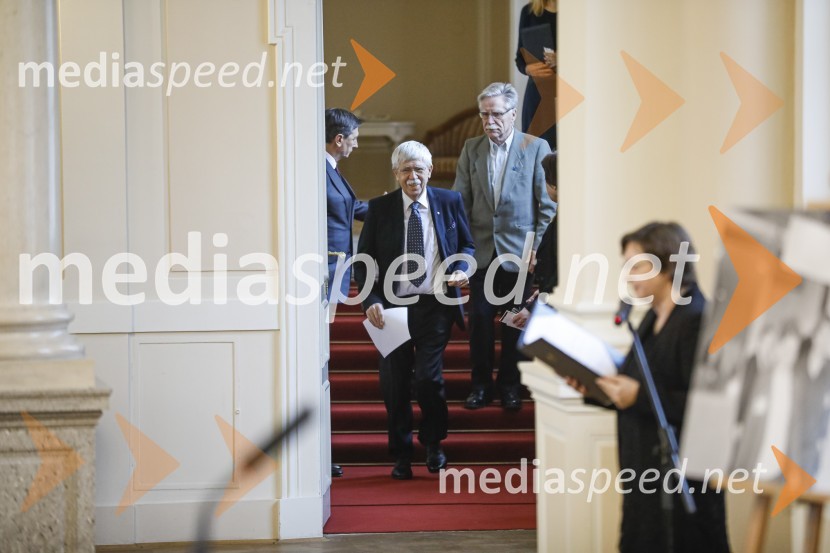 dr. Ciril Ribičič, pravnik;  Franci Pivec, kulturnik in filozof, ambasador Mariborske knjižnice30. obletnica odhoda slovenske delegacije s 14. kongresa Zveze komunistov Jugoslavije