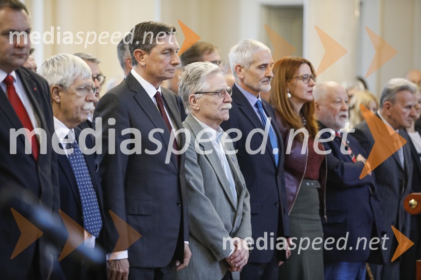 dr. Ciril Ribičič, pravnik;  Borut Pahor, predsednik Republike Slovenije;  Franci Pivec, kulturnik in filozof, ambasador Mariborske knjižnice;  ... ;  ... 30. obletnica odhoda slovenske delegacije s 14. kongresa Zveze komunistov Jugoslavije