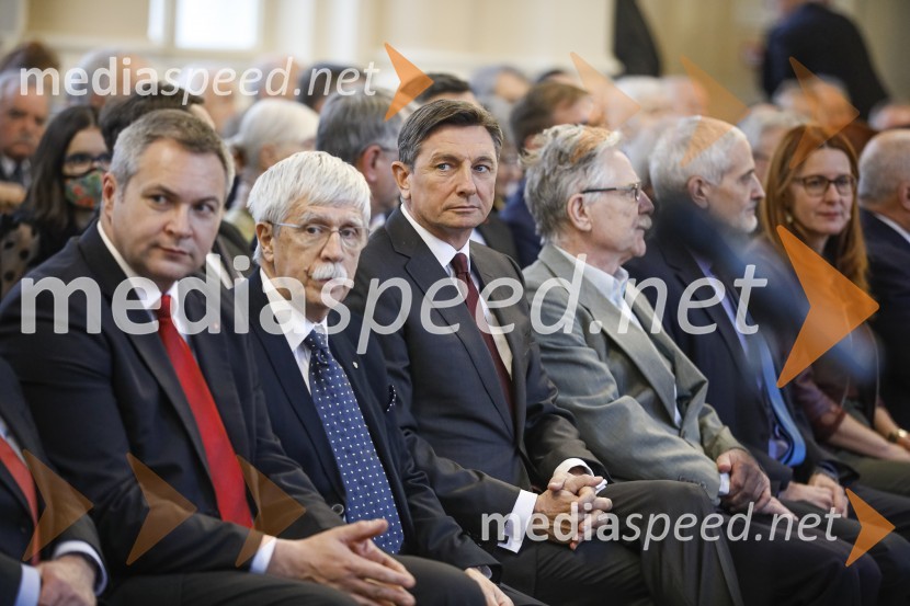 mag. Dejan Židan, predsednik Državnega zbora Republike Slovenije; dr. Ciril Ribičič, pravnik;  Borut Pahor, predsednik Republike Slovenije30. obletnica odhoda slovenske delegacije s 14. kongresa Zveze komunistov Jugoslavije