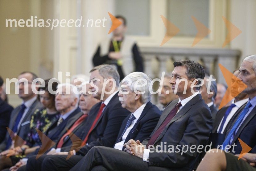 mag. Dejan Židan, predsednik Državnega zbora Republike Slovenije; dr. Ciril Ribičič, pravnik;  Borut Pahor, predsednik Republike Slovenije30. obletnica odhoda slovenske delegacije s 14. kongresa Zveze komunistov Jugoslavije