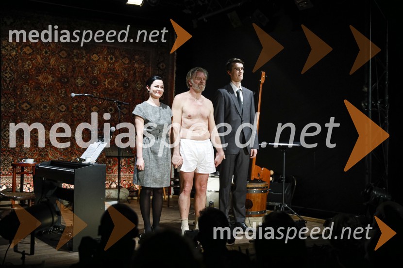  Beti  Strgar, igralka;  Branko Završan, igralec;  Urban Kuntarič, igralecPlašč, premiera v SLG Celje