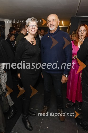  Mirjam Drnovšček, direktorica Prešernovega gledališča Kranj; dr. Borut Smrekar, pomočnik upravnice Gledališča CeljePlašč, premiera v SLG Celje