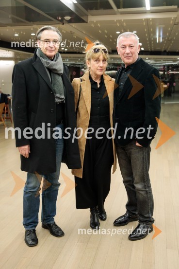   Igor  Samobor, igralec, ravnatelj SNG Drama Ljubljana;  Barbara Hieng Samobor, direktorica in umetniška vodja MGL;  Ivica Buljan, režiser2020, premiera drame