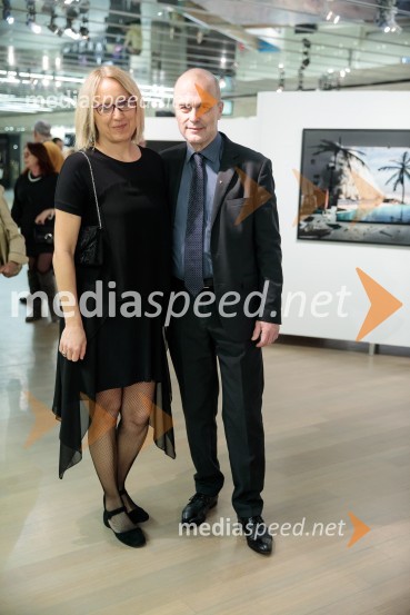  Ksenija Horvat,  novinarka in voditeljica;  Janez  Lombergar, nekdanji direktor Televizije Slovenija 2020, premiera drame