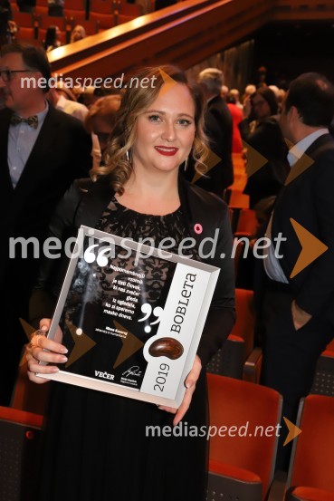 dr. Ninna Kozorog, zdravnica, predsednica društva HumanitarčekBob leta 2019 zdravnici in humanitarki Ninni Kozorog