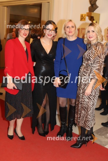  Tjaša Toni Skubic, IPPR, agencija za komuniciranje; dr. Emilija Stojmenova Duh, Fakulteta za elektrotehniko UL in ustanoviteljica digitalnega stičišča 4PDIH;  Irena Pavčič, IPPR, agencija za komuniciranje;  Natalija Cvetko, vodja projektov, MediaspeedBob leta 2019 zdravnici in humanitarki Ninni Kozorog