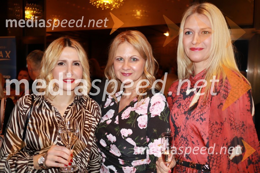  Natalija Cvetko, vodja projektov, Mediaspeed; mag. Norma Bale, pisateljica in predsednica kluba Dišeči Traminec;  Jona Bale, Agencija NovelusBob leta 2019 zdravnici in humanitarki Ninni Kozorog