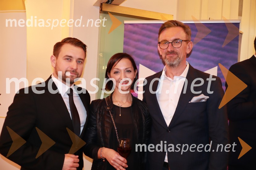  Matej Pavlič, MS Invest d.o.o.;  Jagoda Đorđević, Pepermint PR;  Marko Lukić, lastnik in direktor družbe Lumar IGBob leta 2019 zdravnici in humanitarki Ninni Kozorog