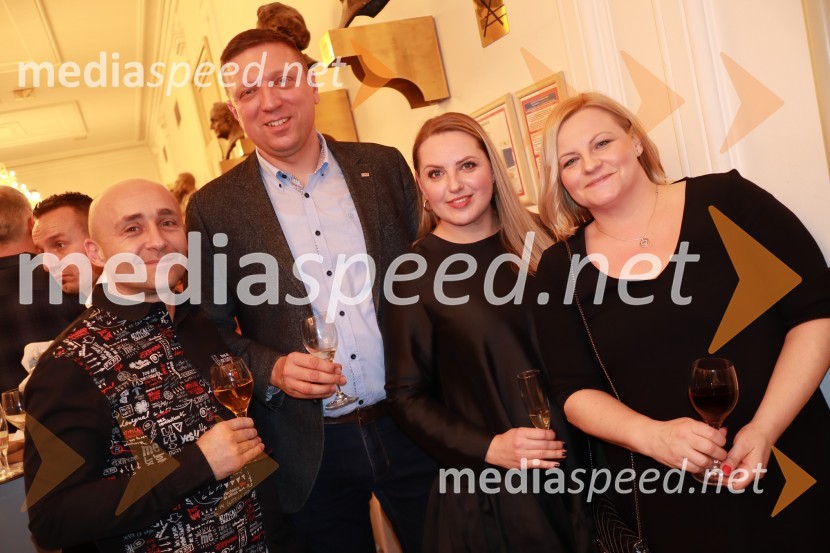  Matjan Cojhter, Avantus d.o.o.; mag. Andrej Rajh, SAB, poslanec DZ;  Ana Klun, KLUN komunikacije;  Helena HošpelBob leta 2019 zdravnici in humanitarki Ninni Kozorog