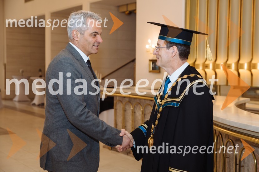  Aleksander Saša Arsenovič, župan, Mestna občina Maribor; prof. dr. Zdravko Kačič, rektor Univerze v MariboruRektorjev dan Univerze v Mariboru 2020